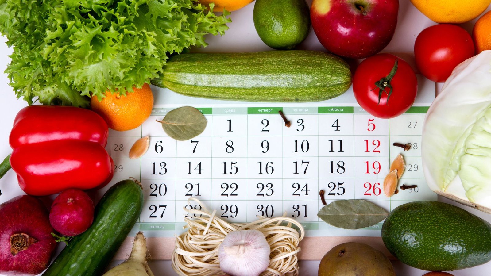 Calendrier fruits et légumes de saison